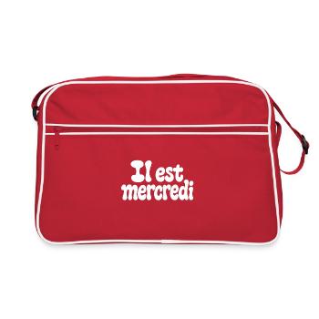 It's Wednesday – Meme Verity & Chelsea - Retro Bag - red/white - Front