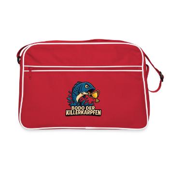 Killer Carp Victory Motif - Retro Bag - red/white - Front