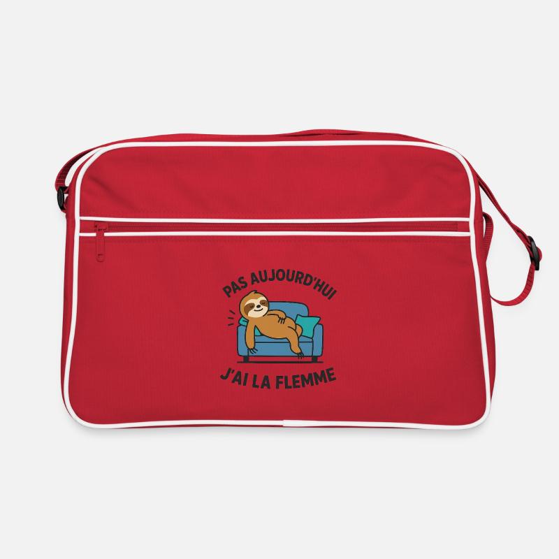 Heute nicht, ich bin faul Retro Tasche