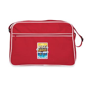 Rise Above Storms - Retro Bag - red/white - Front