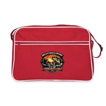Angling - Retro Bag - red/white - Front