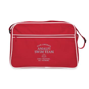 Club Limonata - Équipe de natation d’Amalfi - Sac Retro - rouge/blanc - Devant