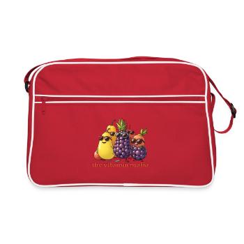 Vitamin Mafia Fruit Troop - Retro Bag - red/white - Front