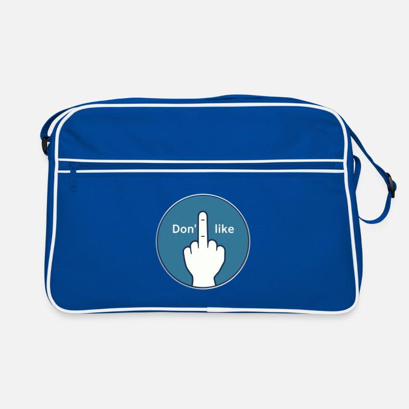 No Thanks Middle Finger Design Retro Bag