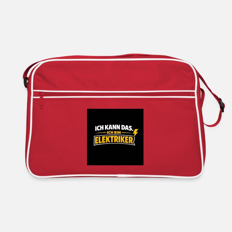 Ich kann das. Ich bin Elektriker Retro Tasche