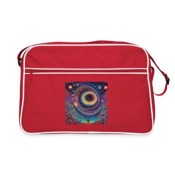 Vortex Oculaire Cosmique - Sac Retro - rouge/blanc - Devant