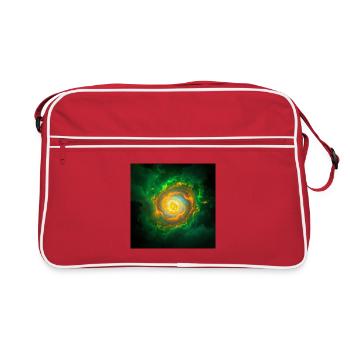 Galaxie Spirale Néon - Sac Retro - rouge/blanc - Devant