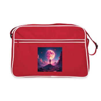 Moon Empire Dreamscape - Retro Bag - red/white - Front
