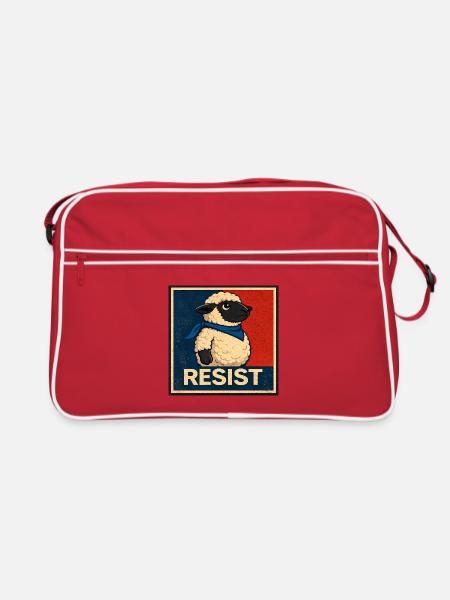 Affiche Resistance Lamb - Sac Retro - rouge/blanc - Devant