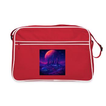 RockyZoo62 - Sac Retro - rouge/blanc - Devant
