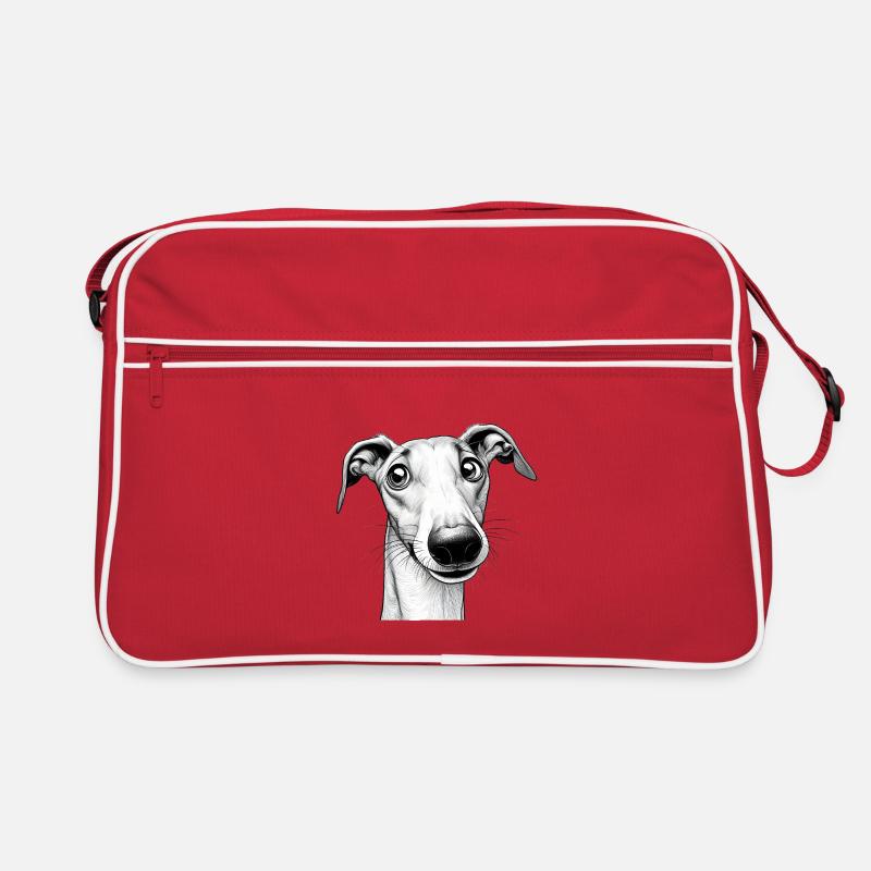 is what? mischievous greyhound Retro Bag