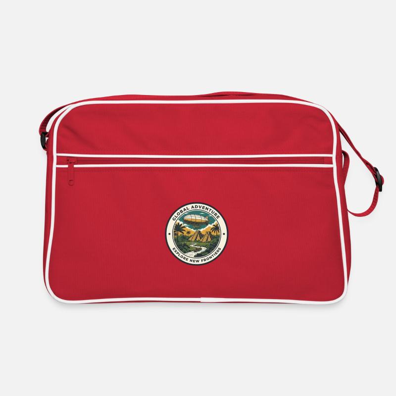 Globale Abenteuer Neue Frontiers Retro Tasche