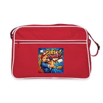 Girl Power Comic Heroine - Retro Bag - red/white - Front