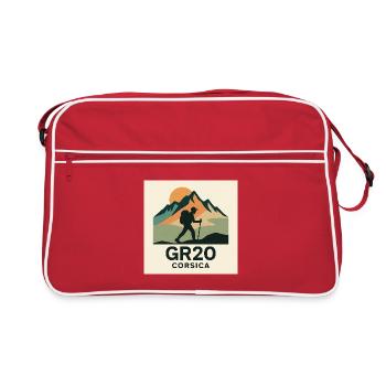 GR 20 CORSICA - Retro Bag - red/white - Front