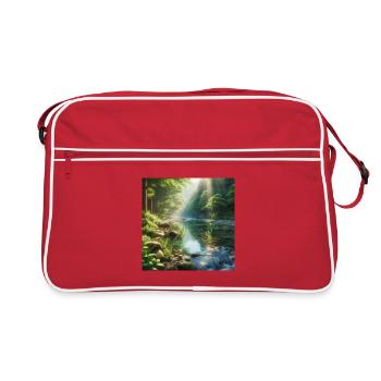 Quiet Skogsbäck - Retro Bag - red/white - Front