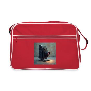 appareilphoto - Sac Retro - rouge/blanc - Devant