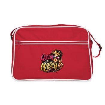 Reine de la Boue - Sac Retro - rouge/blanc - Devant