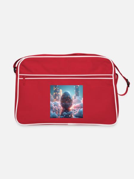 pâques au futur - Sac Retro - rouge/blanc