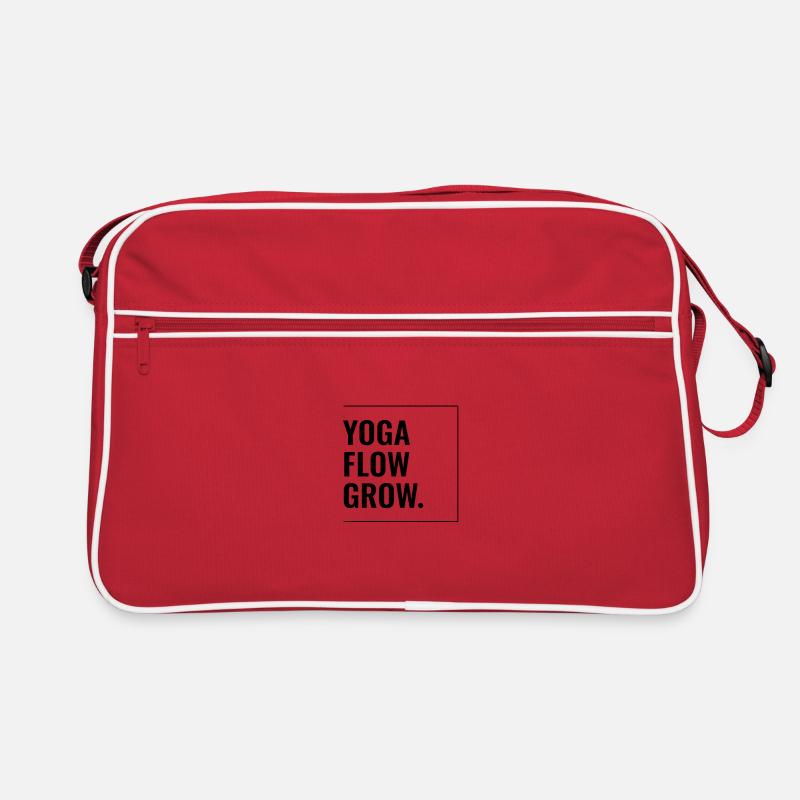 Yoga Flow Grow. Retro Tasche