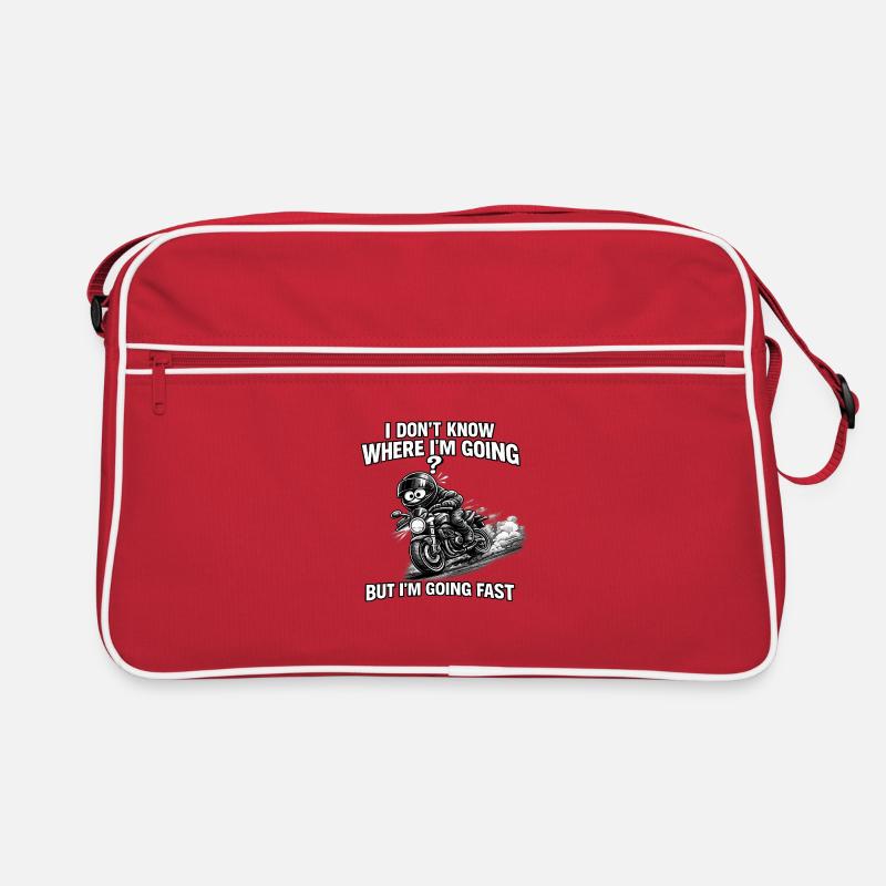 I'm driving fast, destination unclear Retro Bag