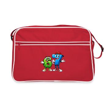 67 sixseven - Sac Retro - rouge/blanc - Devant