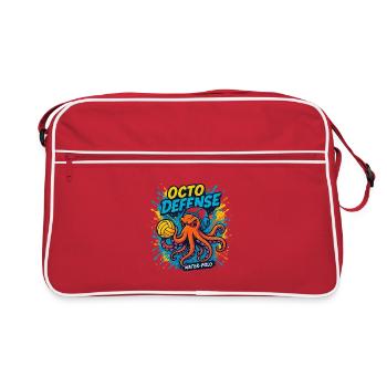 OctoDefense Water Polo - Retro Bag - red/white - Front