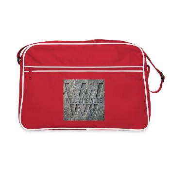 WILLIAMSVILLE COMMUNE DE COEUR - Sac Retro - rouge/blanc - Devant