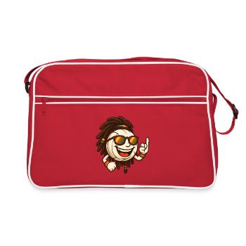 Reggae Volleyball - Retro Bag - red/white - Front