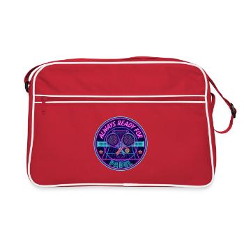Neon Padel Club Logo - Retro Bag - red/white - Front