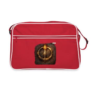 Travelers_sigil - Sac Retro - rouge/blanc - Devant