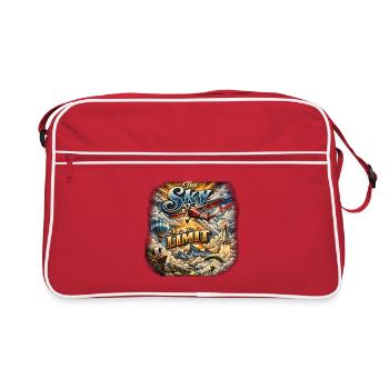 Le ciel est la limite - Sac Retro - rouge/blanc - Devant