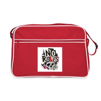 Pas de règles - Sac Retro - rouge/blanc - Devant