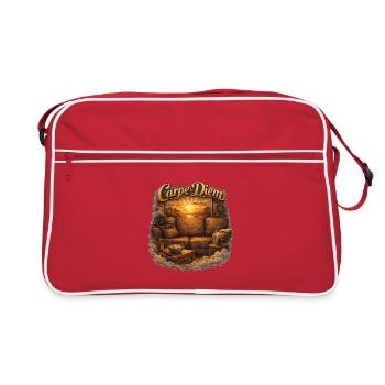 Carpe Diem Sofa Sunset - Retro Bag - red/white - Front