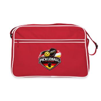 Pickleball GERMANY - Retro Bag - red/white - Front