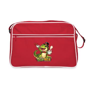 Tea-Rex - Sac Retro - rouge/blanc - Devant