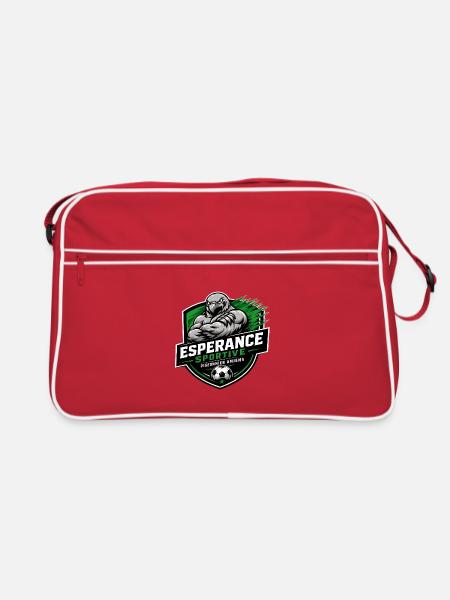 Aigle sportif vert et noir - Sac Retro - rouge/blanc - Devant