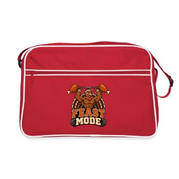Festmodus-Turkey-Lifter - Retro Tasche - Rot/Weiß - Vorne