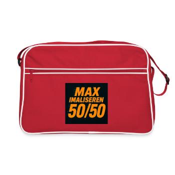 Maximize 50/50 - Retro Bag - red/white - Front