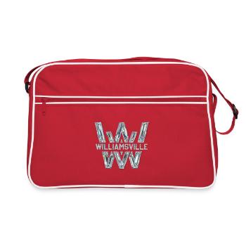 Williamsville Diamond Emblem - Retro Bag - red/white - Front