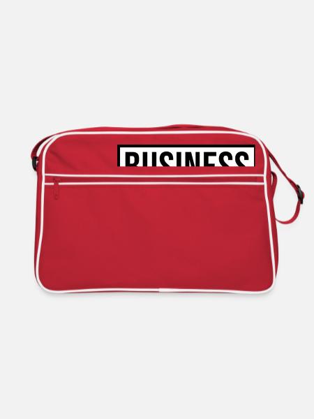 Business-Shirt - Retro Bag - red/white - Front