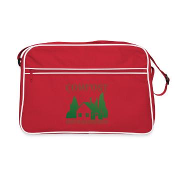Jardin jardin - Sac Retro - rouge/blanc - Devant