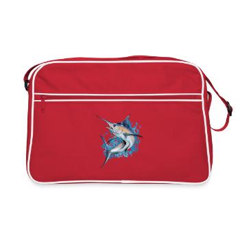 Marlin - Sac Retro - rouge/blanc - Devant