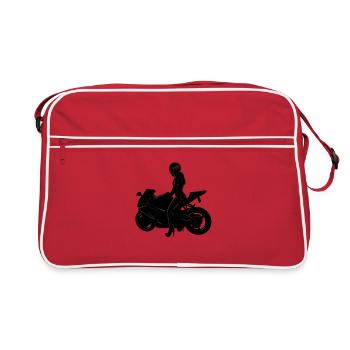 Motorcycle - Sac Retro - rouge/blanc - Devant