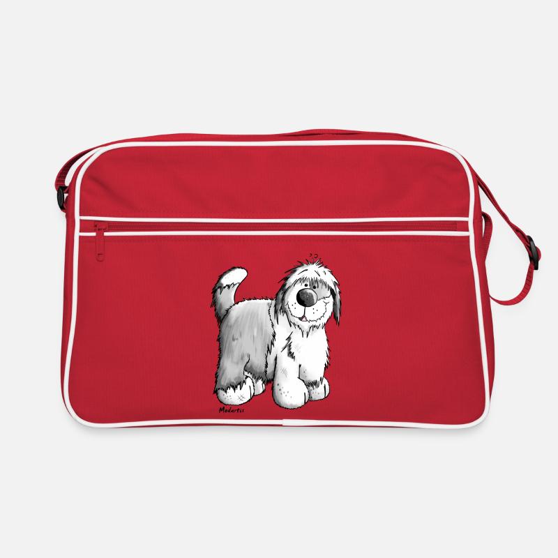 Bobby der Bobtail Retro Tasche