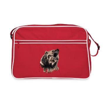 bear - Sac Retro - rouge/blanc - Devant