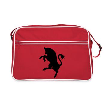 Bull, bull - Retro Bag - red/white - Front
