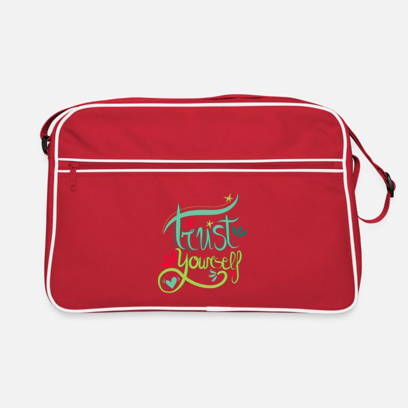 Trust Yourself - Vertraue dir selbst Retro Tasche
