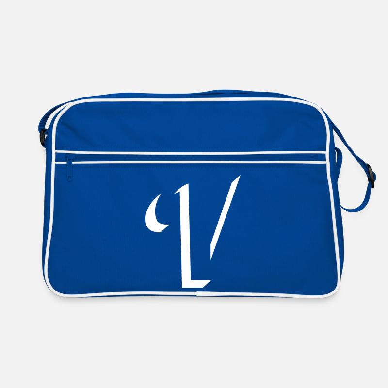 Letter V, Name, der Buchstabe V Retro Tasche