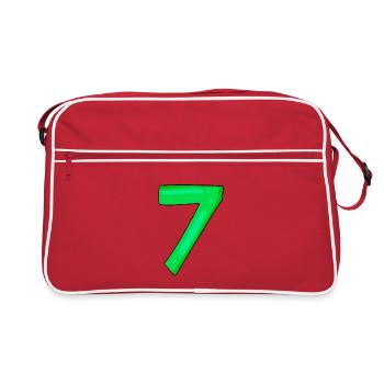 7 - Retro Bag - red/white - Front