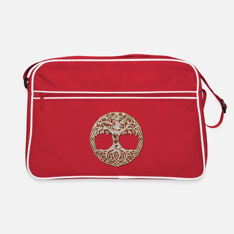 Elegant Celtic tree Retro Bag